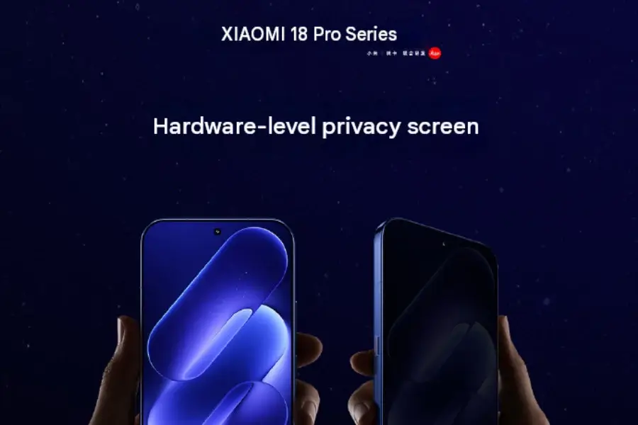 Superpixel 2.0 Screen Xiaomi 18 Pro-Series mit Hardware-level Privacy Screen Superpixel 2.0 Screen Xiaomi 18 Pro-Series mit Hardware-level Privacy Screen