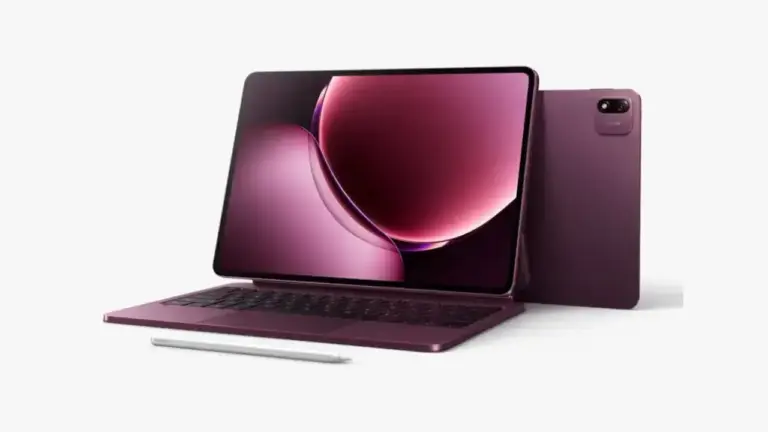 Xiaomi Pad 9 Pro Max in der Farbe Rot mit Tastatur