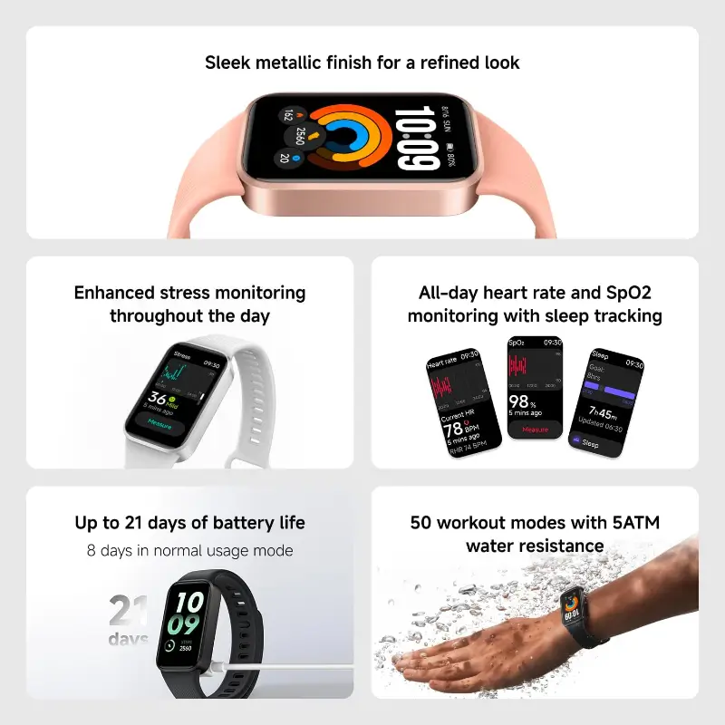Spezifikationen des Xiaomi Smart Band 11 Active Spezifikationen des Xiaomi Smart Band 11 Active