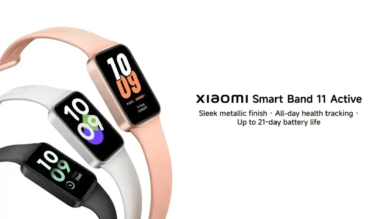 Xiaomi-Smart-Band-11-Active in 3 verschiedenen Farben