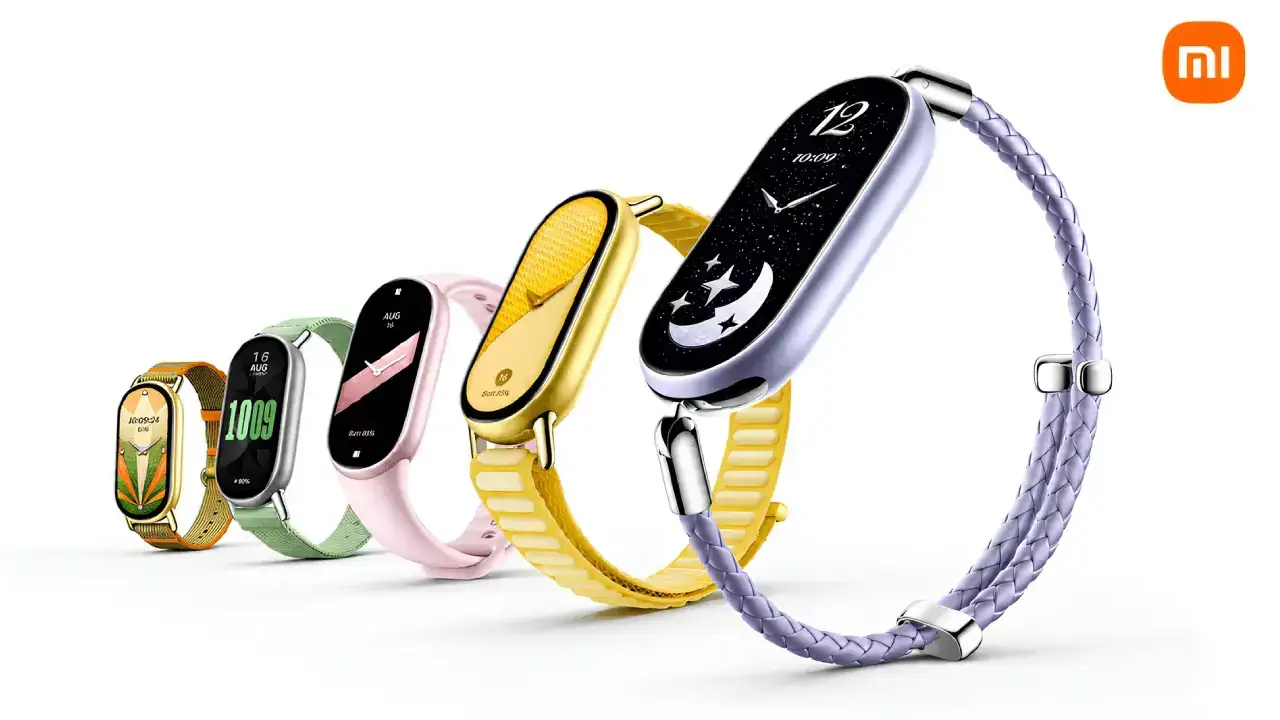 Xiaomi Smart Band 11 in verschiedenen Farben mit verschiedenen Armbändern