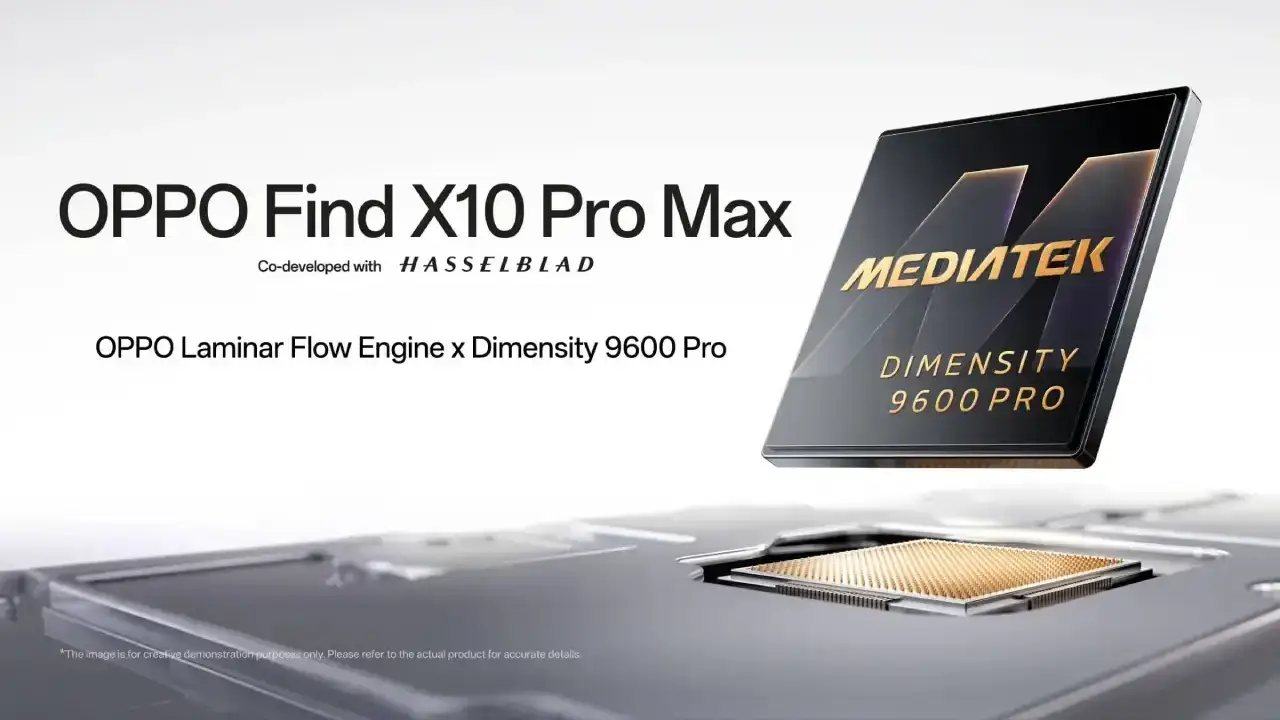 Oppo Find X10 Pro Max Dimensity 9600 Pro Teaser