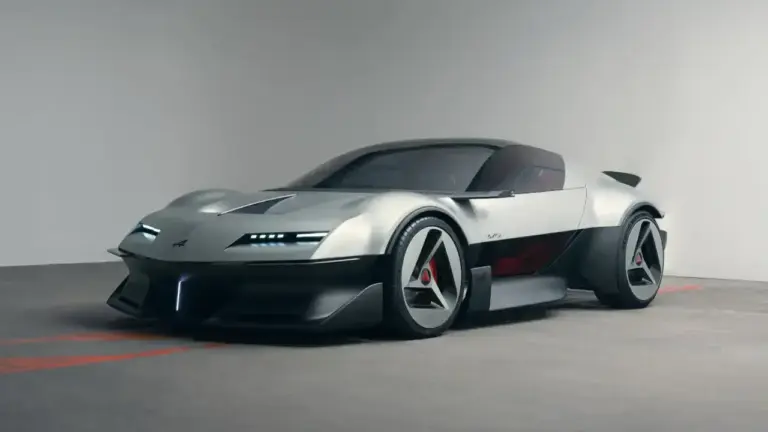 schräge Frontansicht Alpine A310 Vision