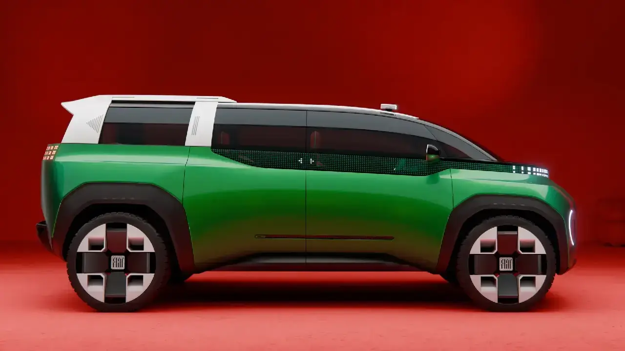 Seitenansicht des Fiat Multiplay