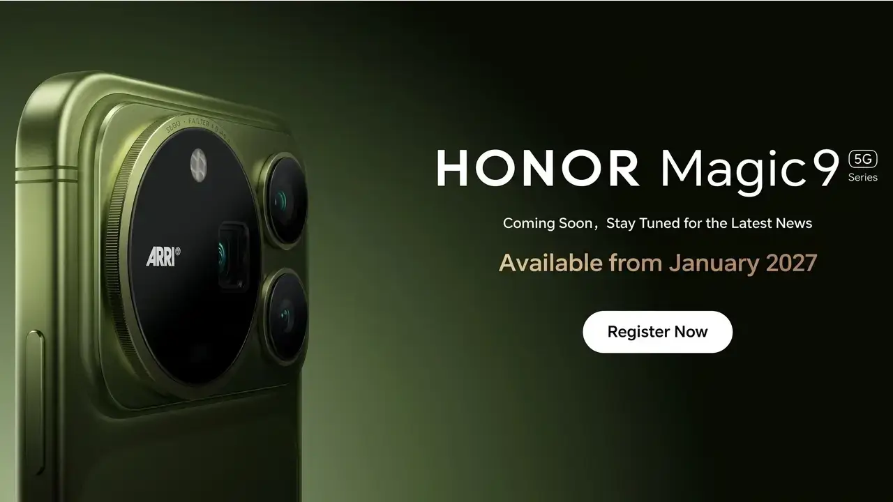 Teaser zum Honor Magic 9-Series Release im Januar 2027 in Europa