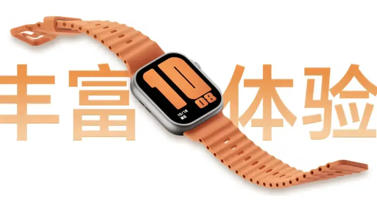 Honor Watch Fit 6 mit orangenem Armband
