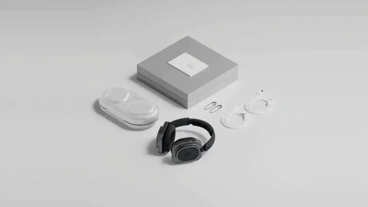 Lieferumfang der Nothing Headphone (1) Pro Over-Ear-Kopfhörer Lieferumfang der Nothing Headphone (1) Pro Over-Ear-Kopfhörer