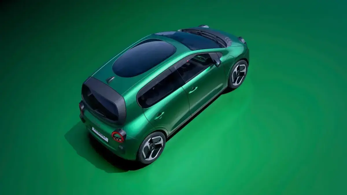 elektrischer Renault Twingo mit ungewöhnlichem Glasdach elektrischer Renault Twingo mit ungewöhnlichem Glasdach
