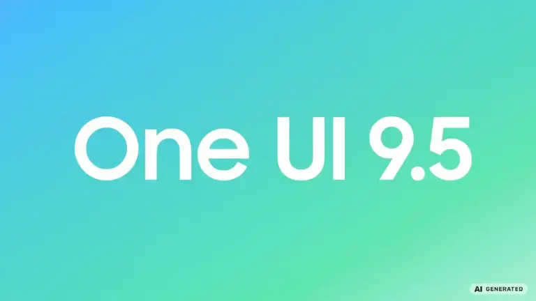 KI-generierte Darstellung Samsung One UI 9.5 Logo