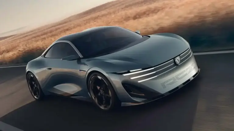 schräge Frontansicht des Peugeot Vision RCZ-Concept