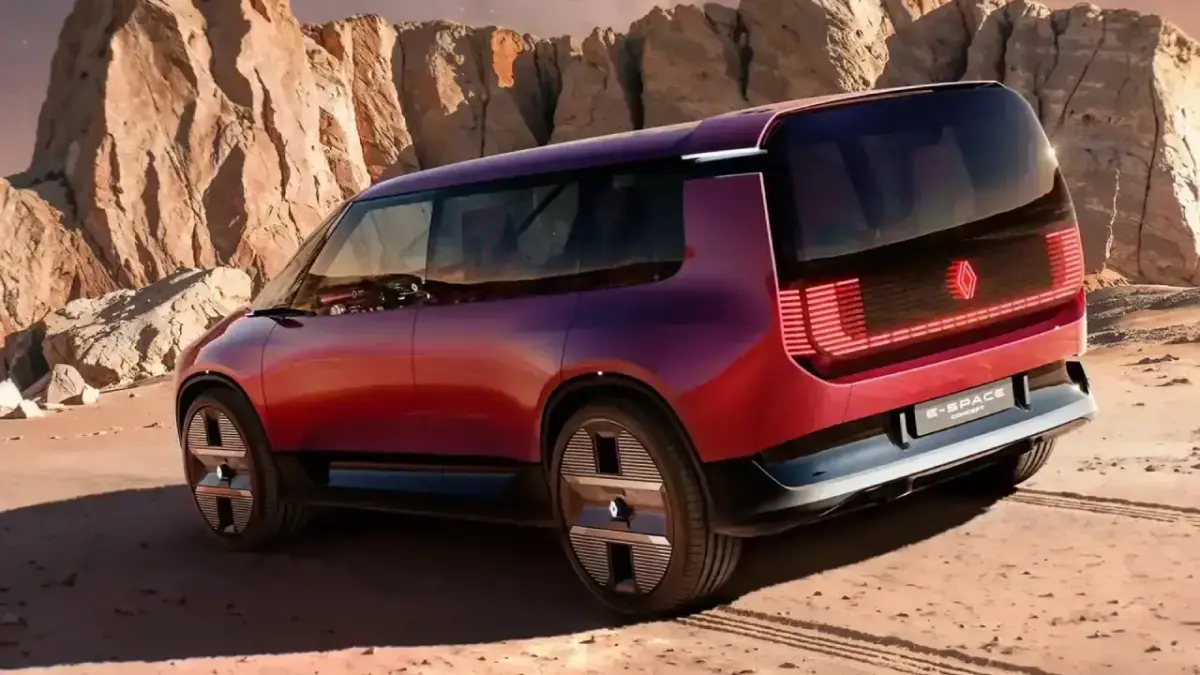 Konzept eines elektrischen Renault E-Space Konzept eines elektrischen Renault E-Space